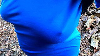 Huge Naked Tits Pounded in the Field