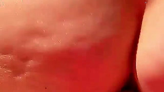 Poolboy fucks horny MILF Amadea with a condom outdoors