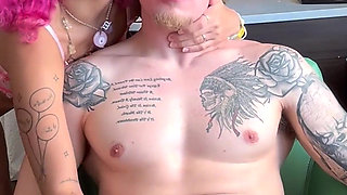 Nali Marie Riding Bwc Elija Loads Sloppy Blowjob, Pussy Eating