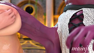 Queen sex with his knight very hot video