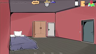 Sexy big boobs and big ass lady fucks her clients - gameplay