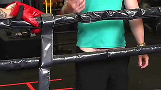 Our Married Coach Fucks Me and My Boxing Partner in a Threesome at the Gym