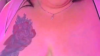 Pink Latex - BBW Deep Throats Her Toys!