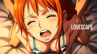 Hentai Couple Intense Bedroom Fuck (AI)