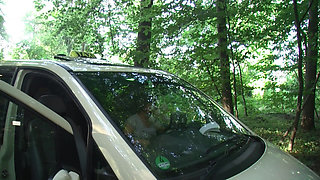 Taxi Rosebud Prolapse Tease - Gaping Anal Popping Out Wet