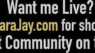 Julia Ann Live featuring Sara Jay and Louise Jenson's pornstar smut