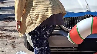 Big Beautiful Woman Nurse Vicki Crushes This Blow up Candy Cane