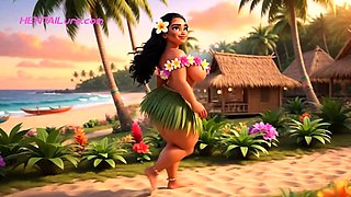 Big Ass Beauty Moana Fucked In Group By Tribal Villagers