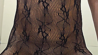 Amateur Wife Riding a Huge Dildo and Squirting