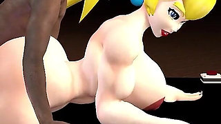 Bowsette Doggy Position in the Castle