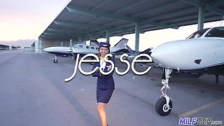 Milftrip Private MILF Stewardess Fucks Rich Client