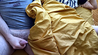 I Share a Bed with My Stepsister and Hear the Sounds of Sex Through the Wall. We Can't Sleep and Fucking Until I Creampie Her