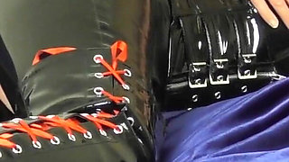 Latex mistress, suck, fuck & creampie