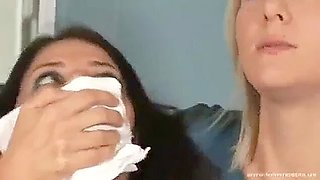 Cali bound and gagged by intruder