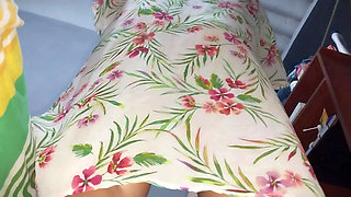 I Spy on My Stepmother's Ass Under the Bed While She Is Changing