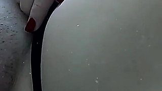 Flashing My Dick in Front of a Girl in Public Swimming Pool and Fucks Me - It's Very Risky with People Near - Misscreamy