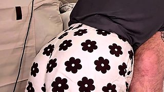 Amateur with big ass blowjob before getting licked