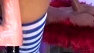 Jessy funny amateur teen brunette toying