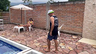 Horny Pool Guy Fucks Me When My Husband Is Away