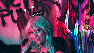 Morrigan & the Substance - Latex, Pantyhose Stuffing & Foot