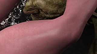 Sexy Mistress Fucked by Her Goblin Slave