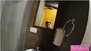 Horny Boyfriend Fucking Slutty Girlfriend Inside Public Toilet