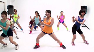 Amateur real small titted party teen slammed in gym class