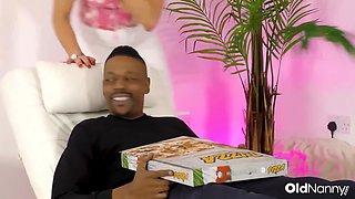 Oldnanny Blonde Granny Gets Pounded By Black Stud