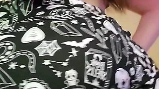 Big ass fetish babe butt toyed