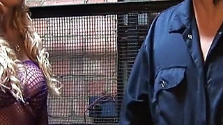 Sexy Licks Scene-1_brunette with a Big Ass and Big Tits Fucking on the Forklift