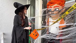 Witch Chloe gets hard cock