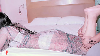 Cute Step Sis Fucked After a Body Massage