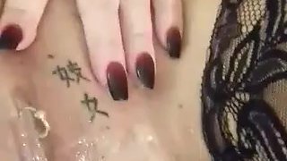 HORNY HOTWIFE CRISTINA CAVARGIC FRONTAL CLOSE UP FISTING EXPOSIED PUSSY