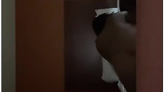 Bored Teenage Ebony Girl With Locs Strips Naked Preparing To Masturbate