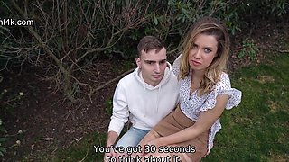 Cuckold BF watches his hot GF get pounded hardcore