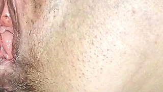 Wide Open Vagina Close up and Pissing