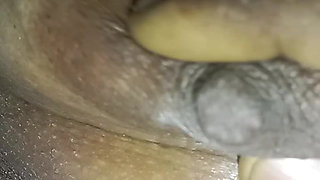I stroked my wife's thick pussy.Part 1