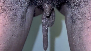 Closeup Pulling My Big Long Pussy Lips
