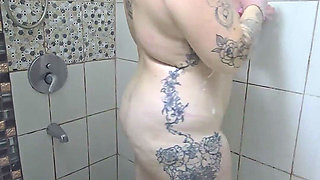 Jade in the Shower