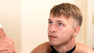 DILF rims fucks and breeds hot twink
