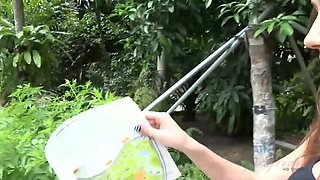Victoria Rae Black: Cum On Her Face After a Glimpse of Many Gorgeous Blooms
