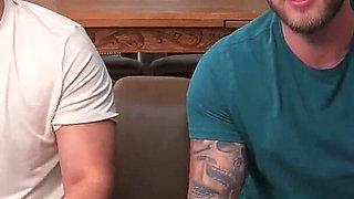 Two Cocks, One Slut, Sloppy BJ, Deepthroat, Deep Fucking and Facial