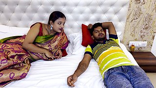 Bhabhi is teaching sex to her stepbrother