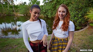 Enjoy a Great Outdoor Threesome Sex!