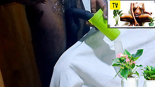 How I fucked and enjoyed sexual moment with a condom filled with water and orgasms while watching wet hot pussy masturbating!