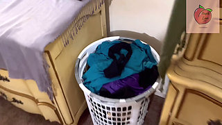 POV Taboo Stepmom - Caught with stepMom's panties