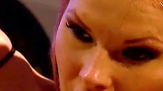 Redhead Tarra White Sucks and Rides Massive Cock Wildly