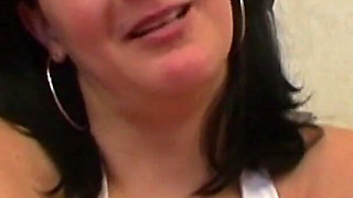 Sophie. Chubby Mature with 2 Males