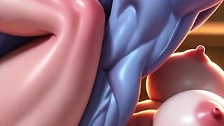 Jax and Pomni Have Sex While No One Is Around - the Amazing Digital Circus - Ai Generated