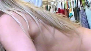 Curly Blonde Teen Records Solo Dildo Masturbation More at